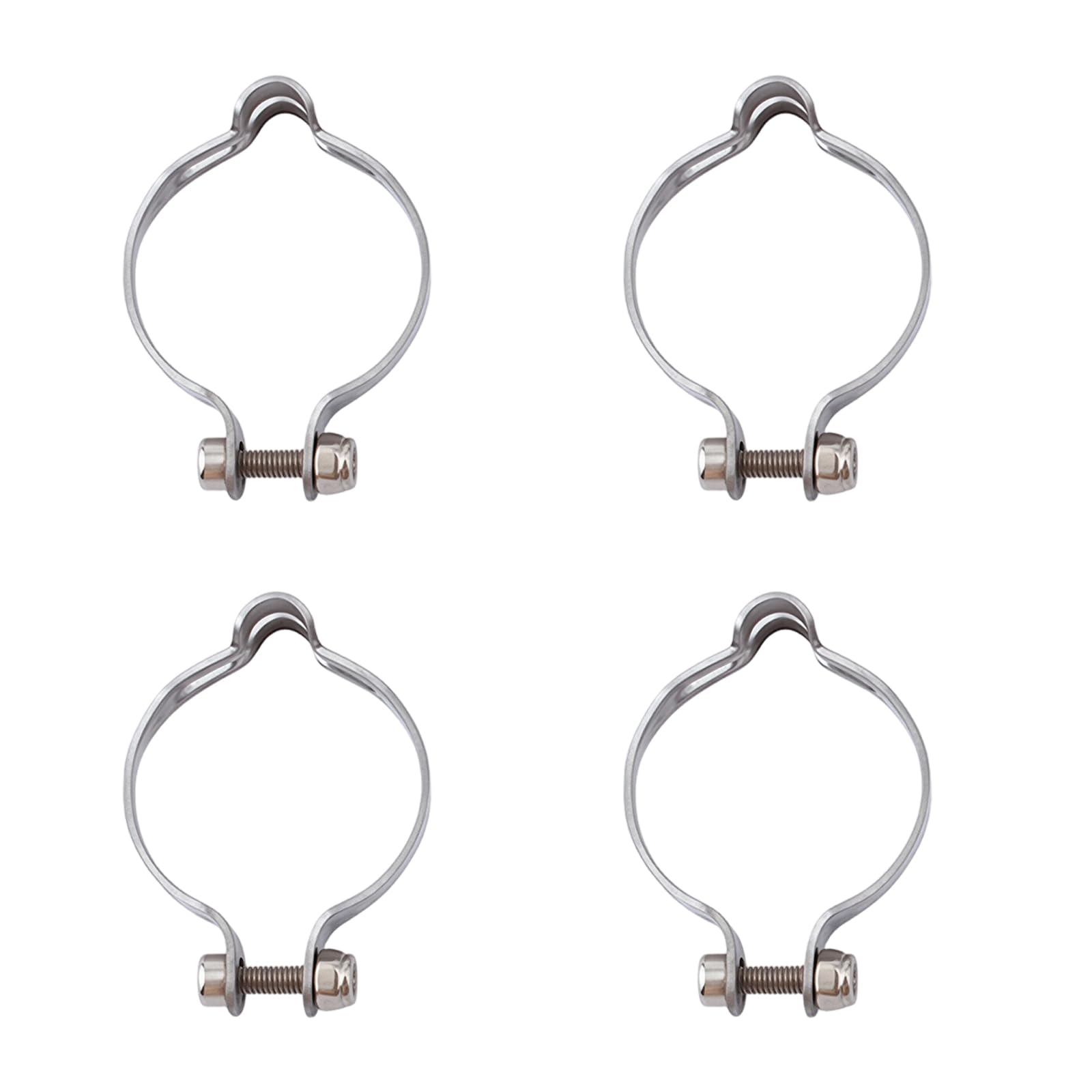 Bbajszx 34.9Mm 4Lots Bike Guide Adapter Brake Hose Clamps Front Fork Cable Buckles Button Fixed Tubing Clip Bicycles Repair Part Bike Guide Adapter Brake Hose Clamps High Strength Steel Cycling Cable Universals