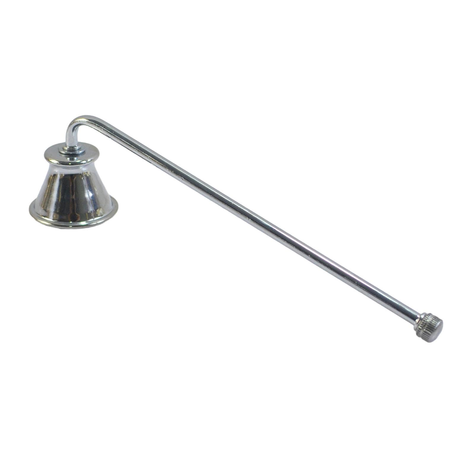Bothyi Candle Snuff Tool Candle Extinguisher 4cm Bell Shaped Metal Material Wick Extinguish Cover for Candle Lovers Multifunctional, Silvery