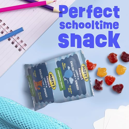 Mott's Animals Assorted Fruit Flavored Snacks, Valentine's Day, Gluten Free, Family Pack, 40 Ct, 32 oz