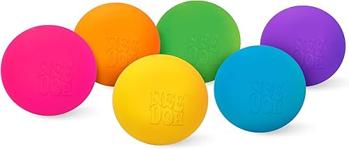 Miniatura 3 de Schylling NeeDoh Rainboh Teenie - Juguete sensorial para apretar - Contiene 6 mini globos Groovy - 1.5 pulgadas de ancho - Multicolor