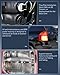 Nilight Taillight Assembly Compatible with 2011 2012 2013 Jeep Compass Tail Light OE Style Rear Lamp Replacement Driver Side w/Bulbs