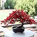 yoerm Artificial Bonsai Tree Fake Plants for Home Decor, Living Room Bathroom Bookshelf Entryway Table Wall Shelf Modern Farmhouse Decor, 9.5