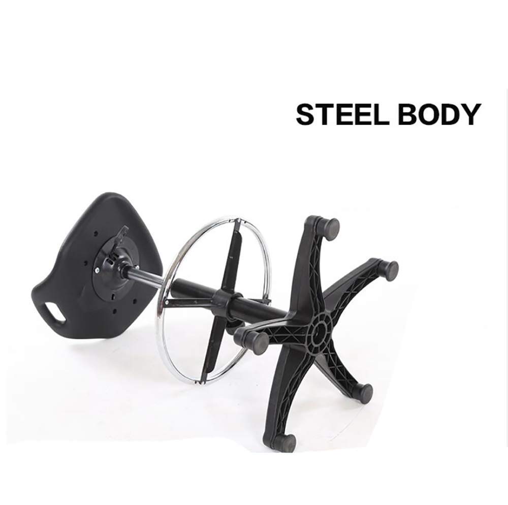 Taburete de trabajo antiestático, silla de oficina giratoria de 360°, altura ajustable, asiento giratorio ergonómico para peluquería, taburete de laboratorio