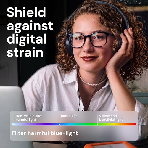 Image of Gaoye Blue Light Blocking Glasses -Fashion Square Eyeglasses, Anti UV Ray Computer Gaming Glasses Blue Blockers for Women /Men