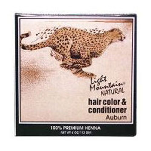Light Mountain Henna Auburn 4 ounce (4 pack)