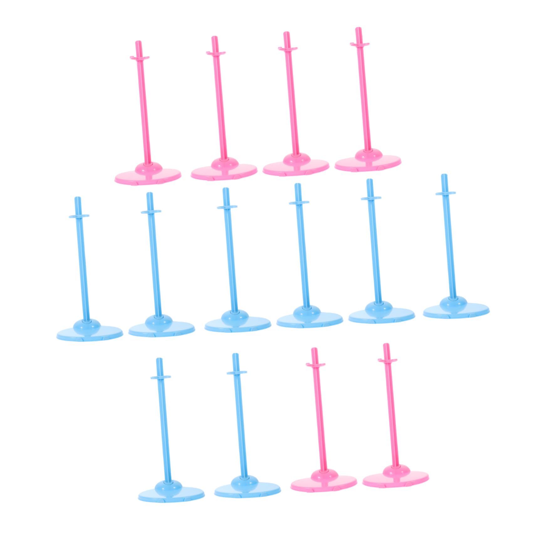 Toddmomy 30Pcs Doll Support Stand Fixed Doll Holder Racks Stable Display for Rooms for Organizing Dolls and Accessories