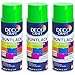Produktbild 3 x Deco Craft Buntlack 2in1 Spraydose Grün Alkydharzlack Glänzend 400 ml