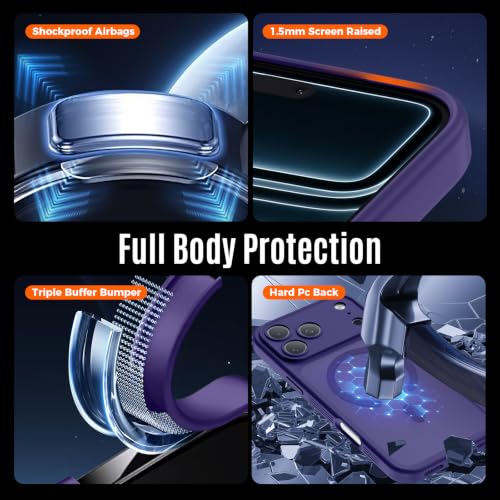 Image of Symcele Designed for iPhone 17 Pro Max Case,Deep Purple