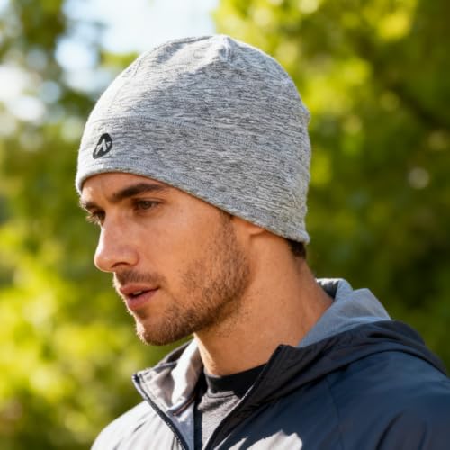 Image of WANDER Skull Cap Running Beanie Lightweight Thermal Helmet Liner for Men | Soft Fleece Lining Locks Warmth,Moisture & Sweat Wicking,4-Way Stretch Fits Snugly,Versatile For Skiing,Cycling,Sports