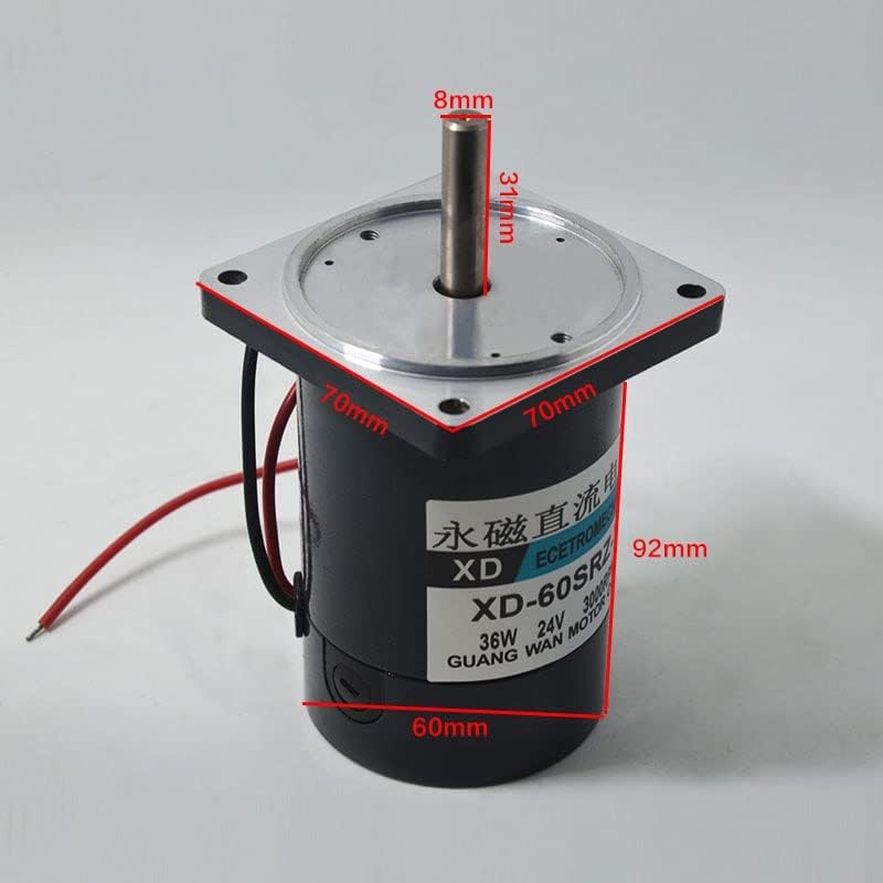 DC12V/ 24V 4000RPM JS-60SRZ-Y 36w miniature permanent magnet motor and reversing adjustable speed electric tools DIY accessories