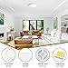 LED Flush Mount Ceiling Light Fixture, 100W Equivalent Modern Kitchen Recessed Ceiling Lamp 5000K Daylight White 15W 1200Lm 7 Inch Closet Round Surface Mount for Bathroom Laundry Bedroom Hallway