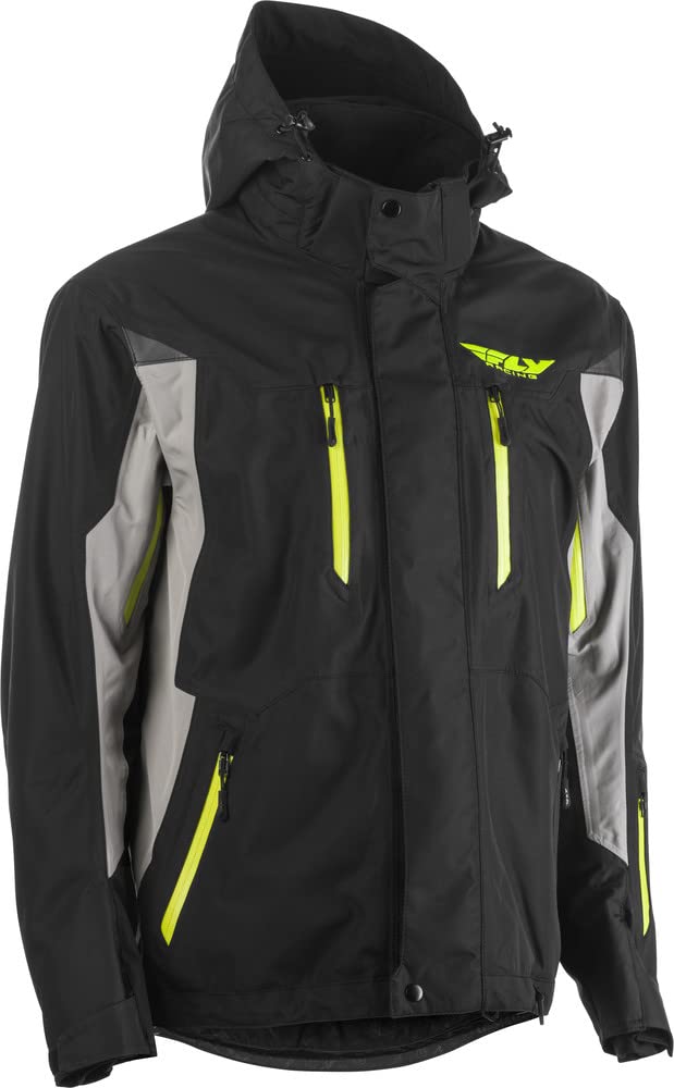 Fly Racing Incline Winter Jacket – Men’s Waterproof, Windproof Shell for Snowmobiling, Skiing & Winter Sports