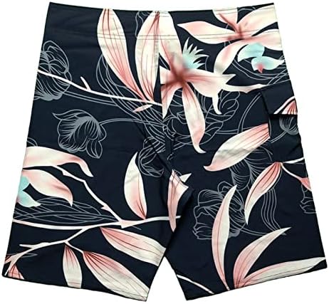 QANA メンズビーチウエアクイックドライ水着メンズプリントサマービーチパンツサーフボードビーチパンツ (Color : A, Si