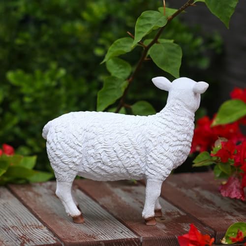 Moutons en résine pour bar à café et décoration de table festive