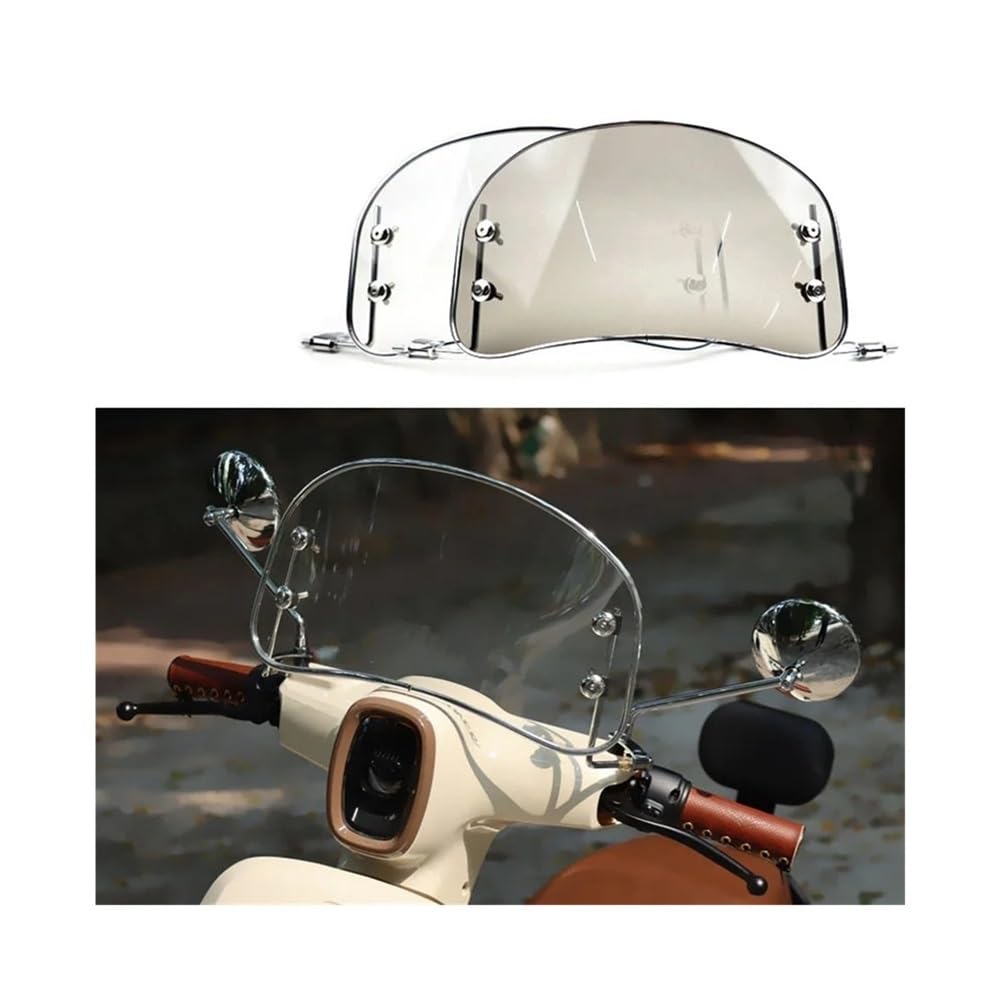 D'écran Déflecteurs Moto Déflecteur De Vent Avant De Pare-Brise De Moto Universel, Accessoires Modifiés pour Déflecteur De Vent De Pare-Brise De Moto