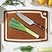 Epicurean Gourmet Series Cutting Board, 17.5-Inch by 13-Inch, Nutmeg/Natural