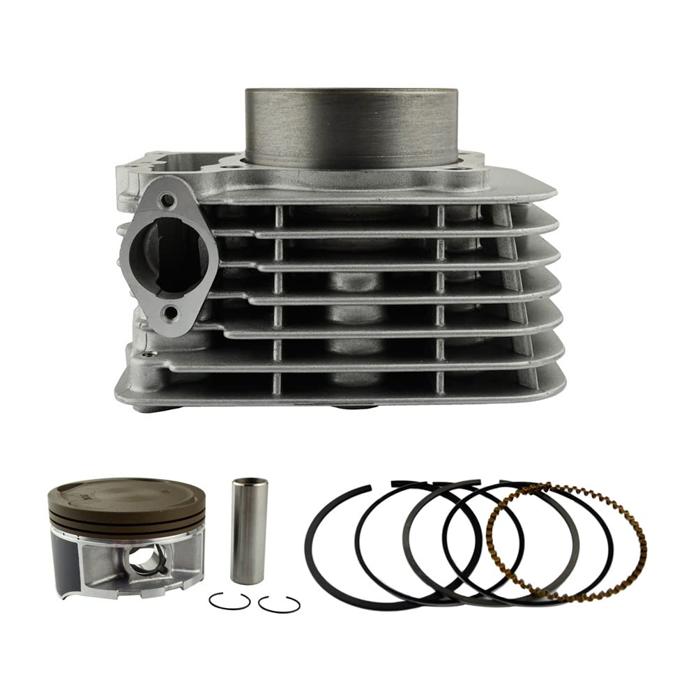 AHL Cilindro de 85 mm, kit de juntas de culata, kit de pistón, filtro de aceite, filtro de combustible y tubo de aceite de 40cm compatible con Honda XR400 1996-2004