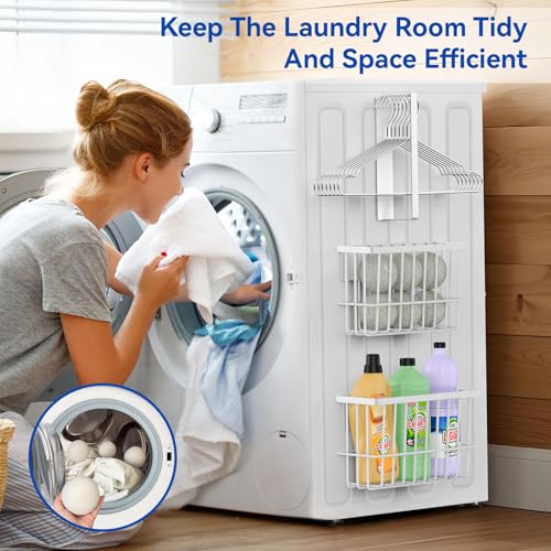 50% Off Magnetic Laundry Organizer with Dryer Ball Holder