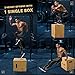 Yes4All Plyo Box, 3-in-1 Wooden Box Jumps for Home Gym (12/14/16 in), 450 lbs Boxes Step Up with Smooth Edges & Wide Built-In Handles for Jumping, Strength Training, Lunges, Squats, Dips