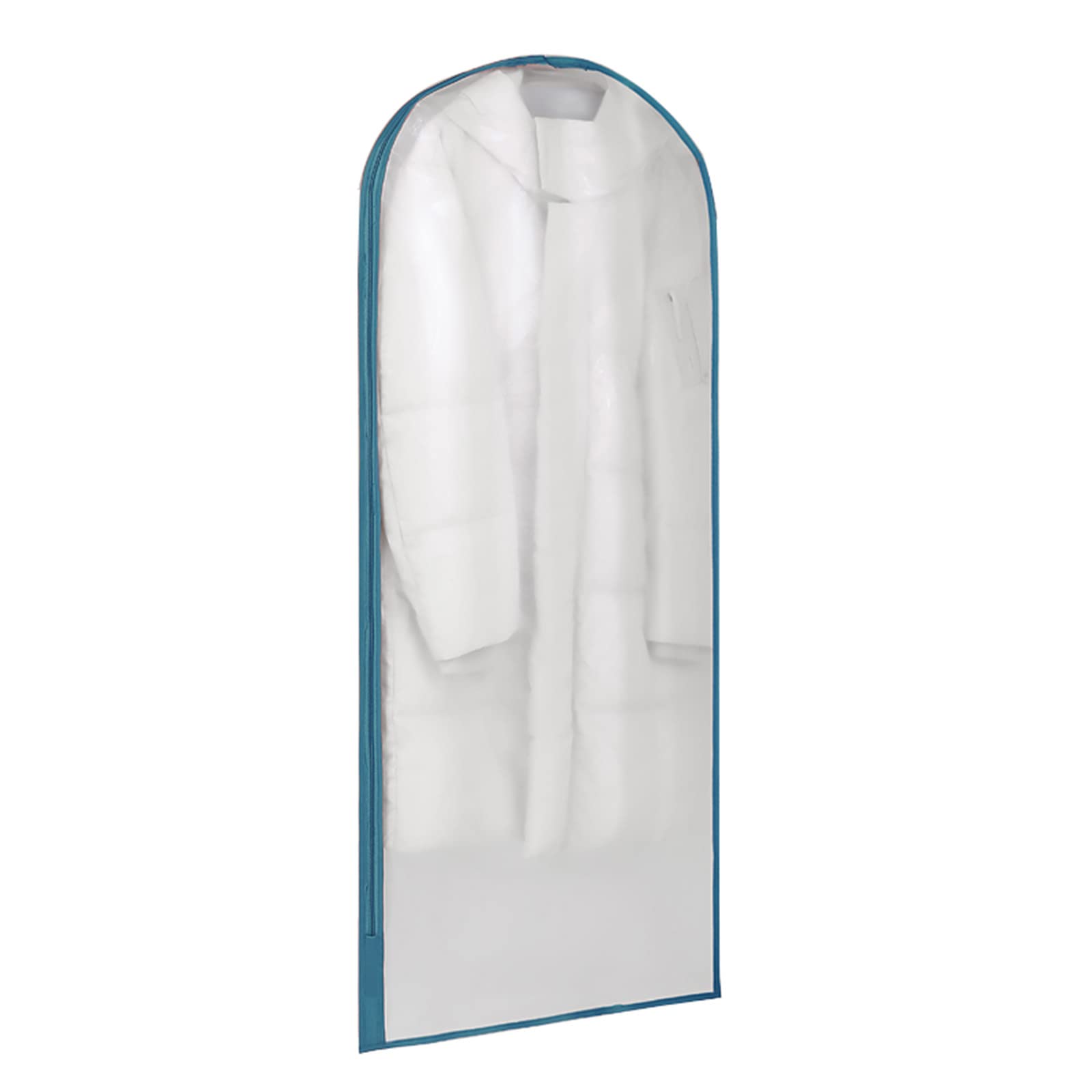 Bolsa de Almacenamiento Colgante Bolsas de Trajes translúcidos (Juego de 6) Fundas Protectoras de Ropa de Armario con Cremallera Completa para Chaquetas, suéteres, Camisas,Blue-2S+2M+2L