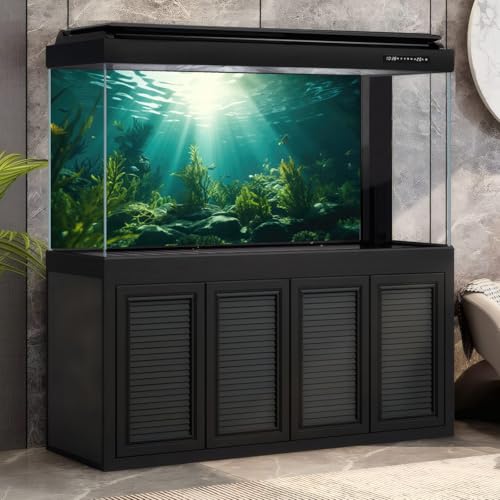 Image of Aquarium Background Underwater Aquatic Plants Rocks Fish Tank Background Tropical Fish Sun Rays Landscapes Terrarium Backgrounds Undersea Rocks Green Seaweeds Reptile Tank Backgrounds Poster 36x20in