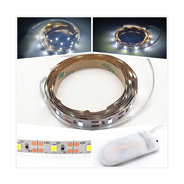 Coobatg led string light battery powered,1. 64ft led fairy lights battery operated;decor rope lights for diy wedding party christmas holiday, wedding,home,party decoration - image 3