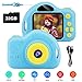 Produktbild TOYSBBS Kinderkamera Digital Kamera Mini Kamera 2.0 Zoll HD 1080P Bildschirm Kamera Video Spiel Multifunktion mit 32GB SD Karte USB Ladekabel,Blau