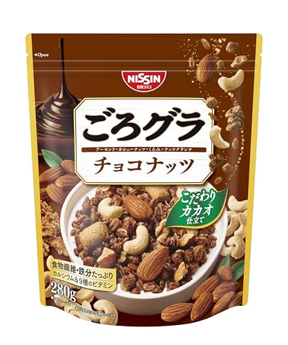 日清シスコ ごろグラ チョコナッツ 280g×8袋の商品画像（Amazon）