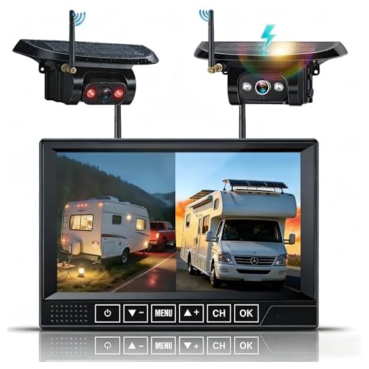 HD 1080P Dual Wireless Backup Camera System