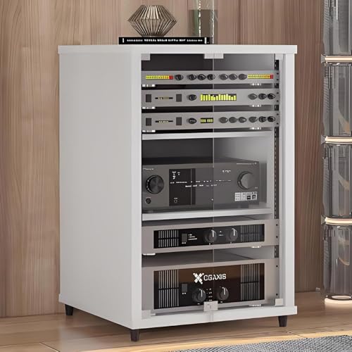 PP-Wic(�����ȓX) �G���^�[�e�C�����g�X�e���I�R���|�[�l���g���[�A���b�N�t���P�[�u���Ǘ��A�K���X���t�������[�o�u�����f�B�A���[�L���r�l�b�g�AAV���b�N�A�L���X�^�[�t���Q�[���L���r�l�b�g�A�A���v�A���f�B�A,80cm white