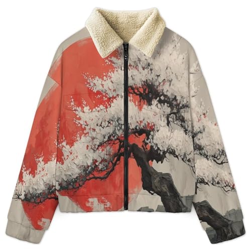 Veste chaude zippée femme ample finie les vestes d'hiver lourdes
