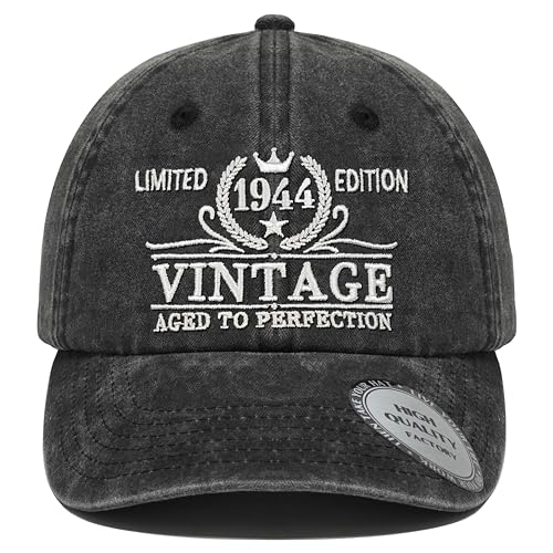 Image of 1926-1996 Birthday Gifts for Men Women,Personalized 30th-100th Birthday Ideas Gift,Parents Vintage Hat