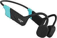 Retekess Receptor de fone de ouvido de natação TT120, fones de ouvido de condução óssea para natação, IP68 à prova d'água, 120 m, sistema comunicador subaquático para treinamento em tempo real