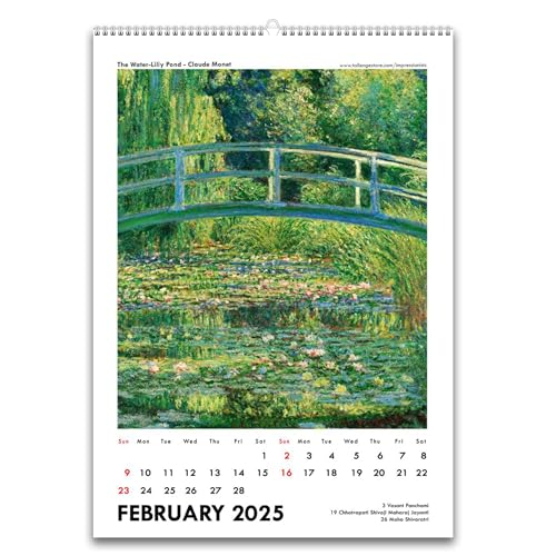 Image of Tallenge - Art by Impressionists - 2024 desk Calendar - 6 x 9 Inches (Paper, Desk Calendar)
