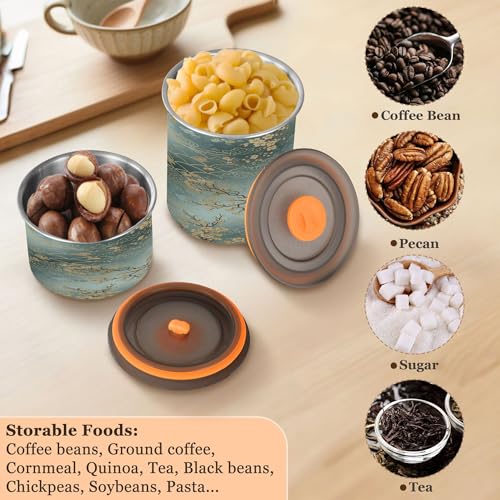 Envase hermético para café de acero inoxidable 30 oz miniatura 6
