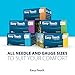 Easy Touch 30 Gauge U-100 Insulin Syringes (30G 0.3cc 5/16”) with 5/16” Short Needle, 0.3cc (30 Unit Capacity), Bold Markings for Accurate Dosing, Disposable, Box of 100