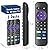 3 Pack Replacement Remote Control Only for Roku TV, Compatible with All TCLRoku/HisenseRoku/OnnRoku/SharpRoku/PhilipsRoku (Not for Roku Stick, Box or Speaker)