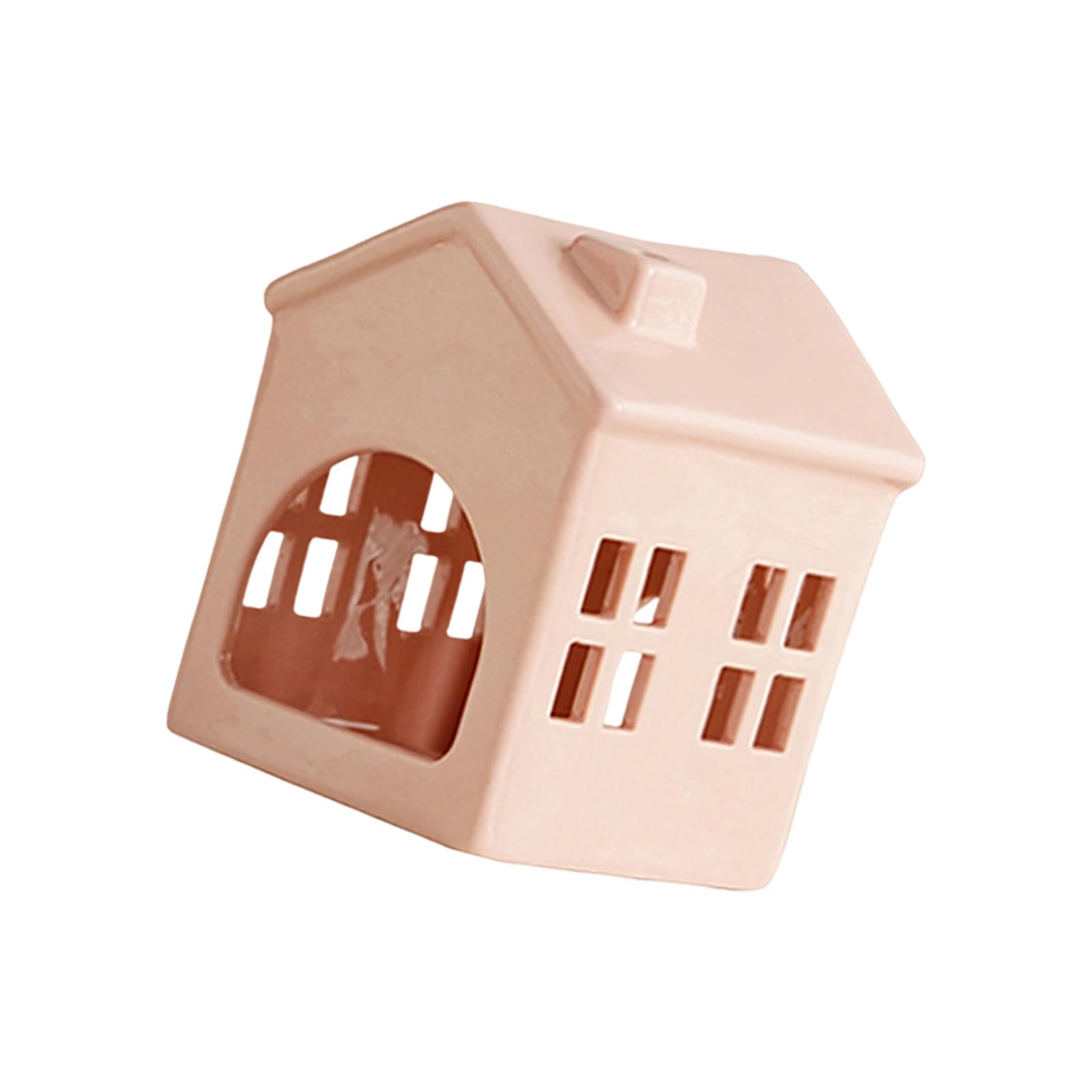 Christmas Holders for Centerpieces Ceramic Candlestick Holders Home Decors Minis House Tealight Candleholders House