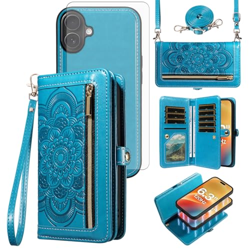 Coque iPhone 17 amovible avec fermeture éclair et protège-écran