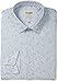 Ben Sherman Men's Skinny Fit Mini Paisley Print Spread Collar Dress Shirt