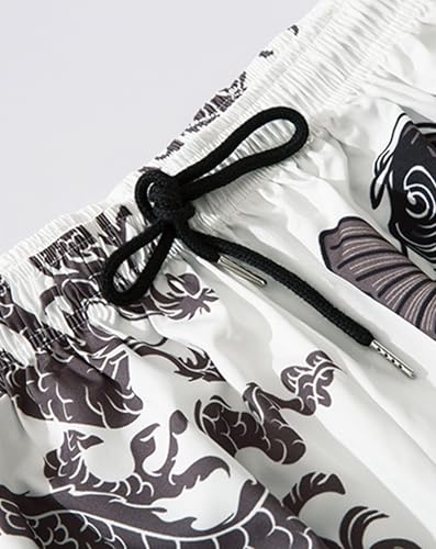 MFCT Men's Lightweight Japanese Graphic Kimono Pants4