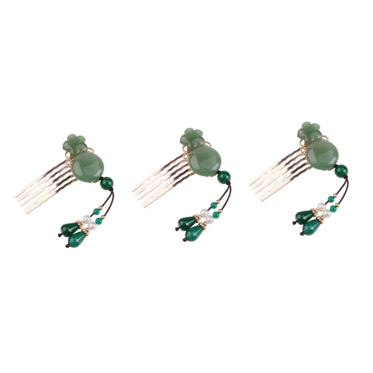MAGICLULU 3 Stück Retro-stil Haarnadel Elegante Hochsteckfrisur Kamm Haarschmuck Hochzeit Haarnadel Für Frauen