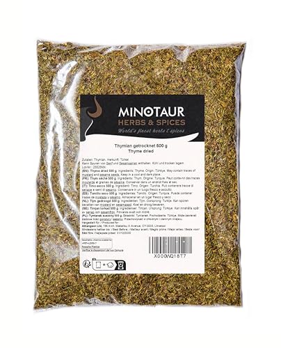 MINOTAUR Spices | Thymian getrocknet | 2 x 500g (1 Kg)