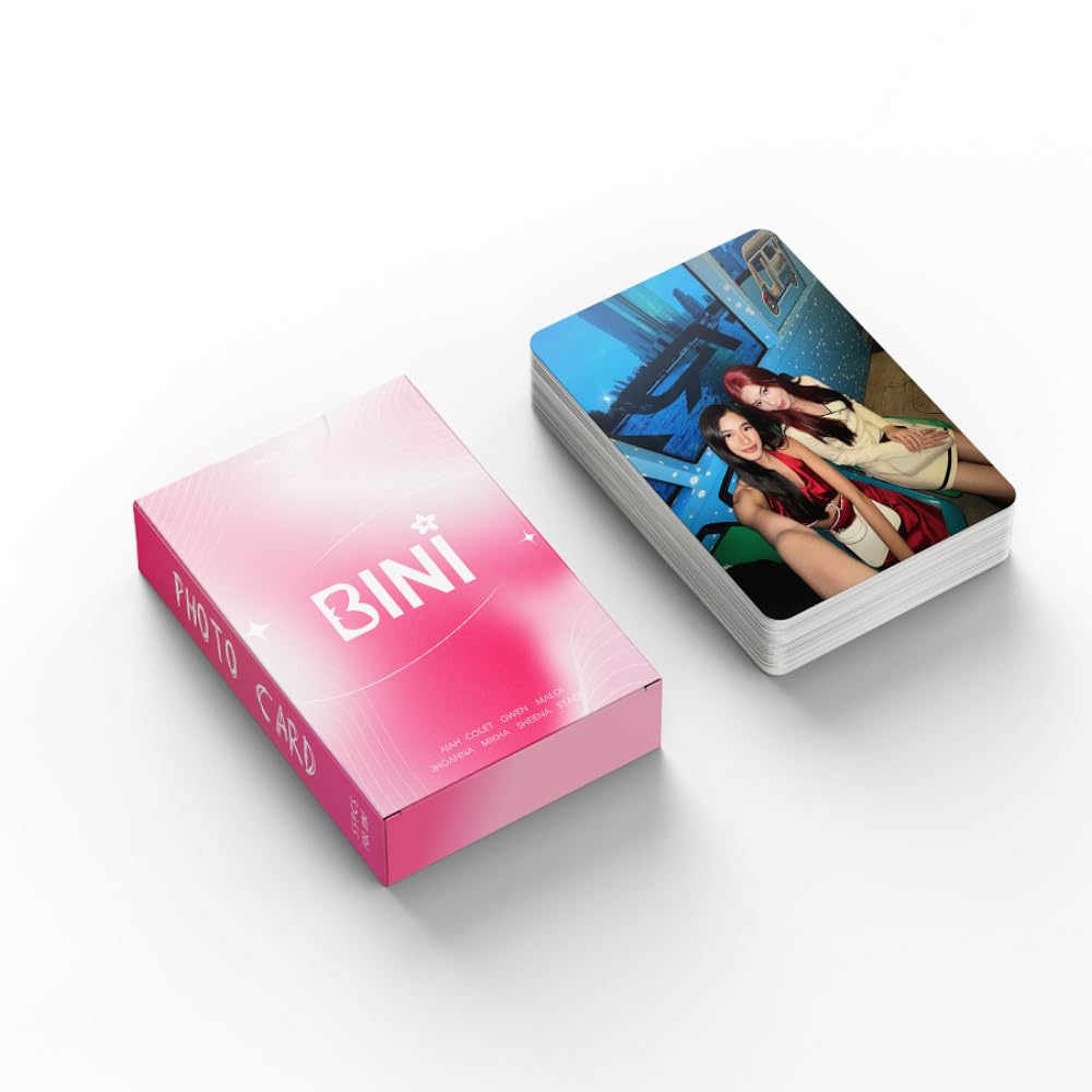 BINI Kpop Photocards Set 55 Cards Mini Album Carte Foto Regalo dei Fan
