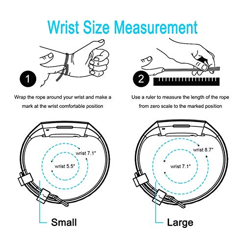 Hooroor Woven Fabric Breathable Replacement Bands Compatible For Fitbit Charge 4 Bands And Charge 3 Se Fitness Activity Tracker, Soft Accessory Sports Band Wristbands Strap Women Men (Rainbow, Large) #TOP5