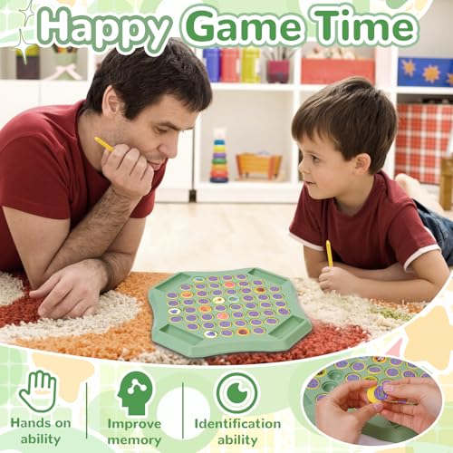 👶🧠Fruit Flip Memory Chess Game – 54PCS Matching & Concentration Board Game for Kids | Animal-Themed Flip-to-Win Travel Game for 2–4 Players, Ideal for Kindergarten & Family Fun (L-Fruit) - Image 5