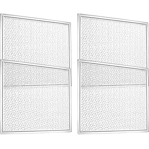 Jovitec JOVITEC-HOOD GREASE FILTER-01 4 Pack Aluminum Range Hood Grease Filter Replacement Filter Compatible thumb #4