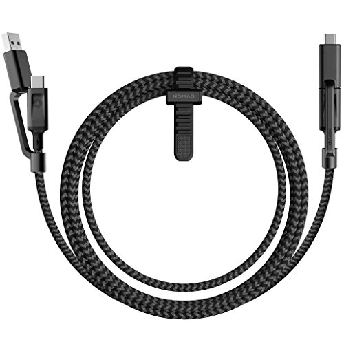 Preisvergleich Produktbild NOMAD 5 ft Charge / Sync USB C Kabel Schwarz