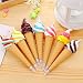 Novelty Pens Ice Cream Ballpoint Pen Magnet Creative Pen Black Ink Gift Pen for Kids Children Student Dress Up Fridge Magnet Pack of 6