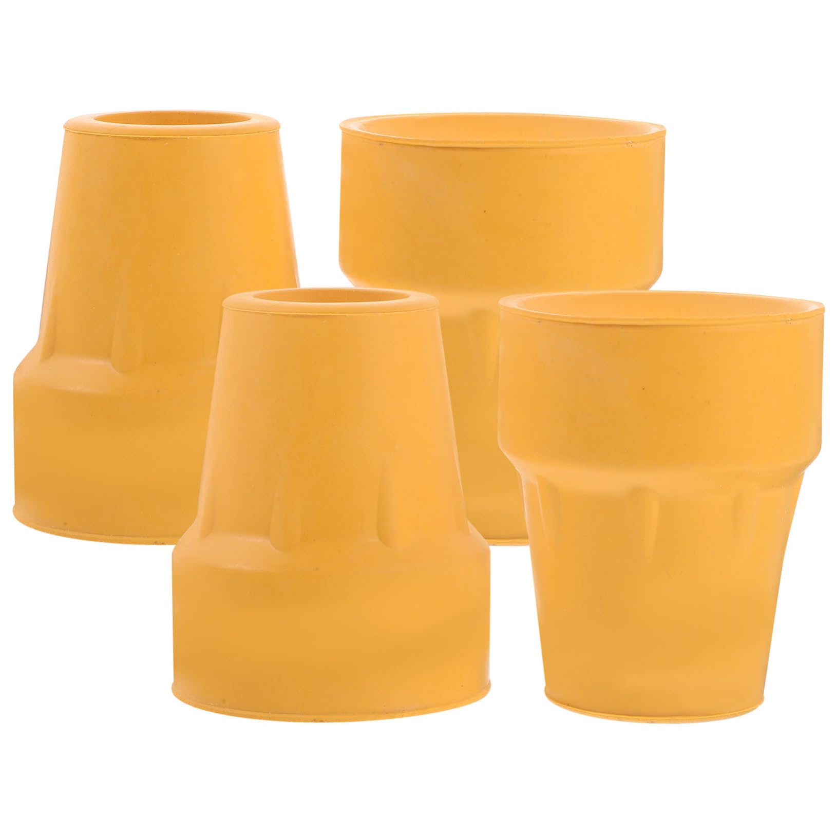 CALLARON 5 Ensembles Pointes De Canne En Caoutchouc Pied Caoutchoucs Marcher Non Pointe Antidérapante Des Bâtons De Marche Conseils De De Marche Yellow 4 Pièces * 5